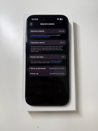 iPhone 17 Air 256GB Negro + FACTURA ORIGINAL APPLE