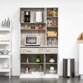 Mueble aparador/despensa de cocina con puertas, ca