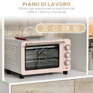 Mueble aparador/despensa de cocina con puertas, ca