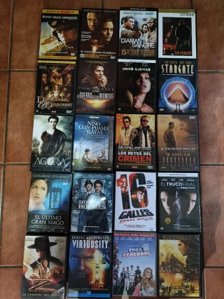 Lote 20 Películas DVD Acción y Aventura