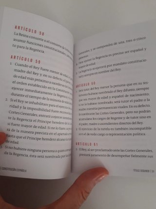 Constitución española. Edic conmemorativa 40 anive