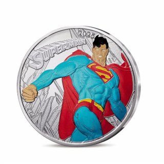 Francia 2025 4 monedas plata 10€ DC Superman