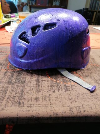 Casco escalada pintado talla M