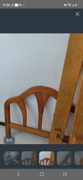 Cama de 90 con colchón