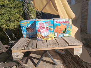 Lote 3 Juegos: Tragabolas, Antón Zampón y Mandíbul