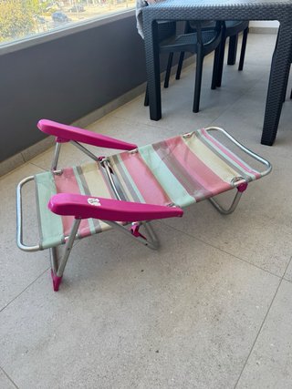 Silla de playa reclinable
