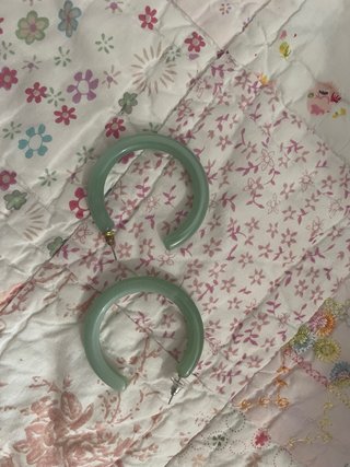 Pendientes Aro Verdes