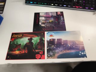 Cyberpunk 2077 Edición Día Uno PS4 falta pegatinas