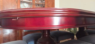 Mesa comedor extensible y 6 sillas