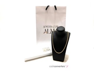 cadena oro 18k 22.5cm
