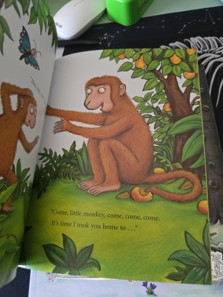 Monkey Puzzle y Stick man en ingles