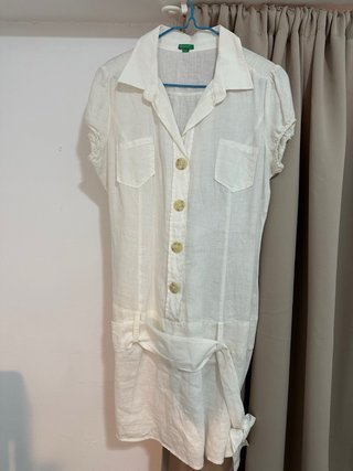 Vestido Benetton Blanco