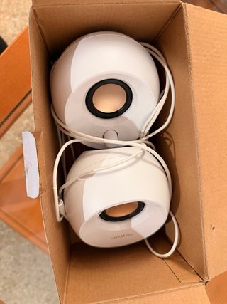 Altavoces Creative Pebble Blancos