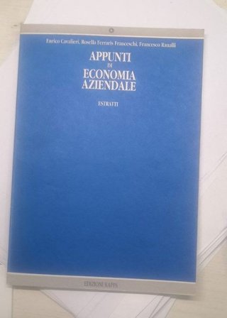 Appunti di economia aziendale