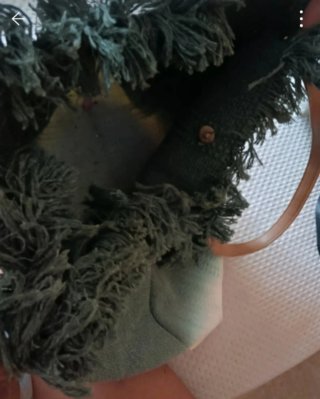 Bolso Grande Parfois Verde y Beige