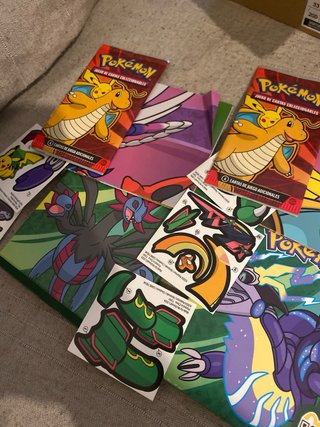 Lote 3 Cajas Pokémon McDonald's con sobre sin abri