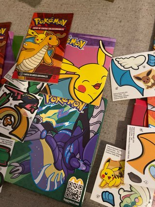 Lote 3 Cajas Pokémon McDonald's con sobre sin abri
