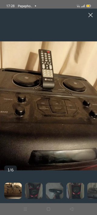 Altavoz Bluetooth NGS con Mando