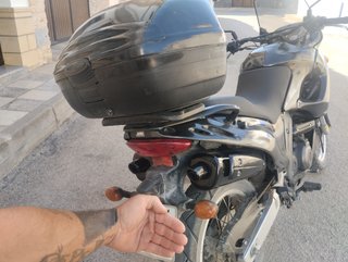 Aprilia Pegaso 650 Adventure Negra
