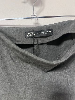 Falda mini ZARA gris Talla XS
