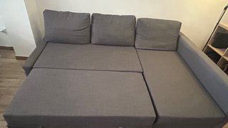 Sofá cama Chaise Longue Gris