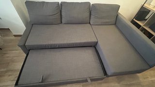 Sofá cama Chaise Longue Gris