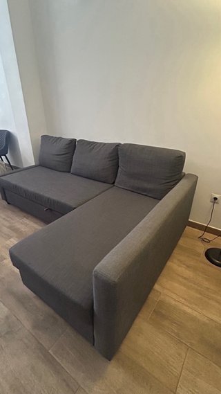 Sofá cama Chaise Longue Gris