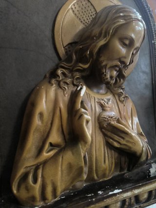 Sagrado Corazón de Jesús estuco