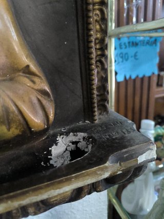 Sagrado Corazón de Jesús estuco