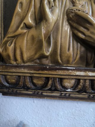 Sagrado Corazón de Jesús estuco