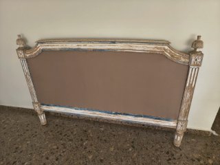 Cabecero de cama antiguo restaurado