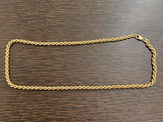 CADENA DE DISEÑO DE CORDON ORO 14KL DE OCASION
