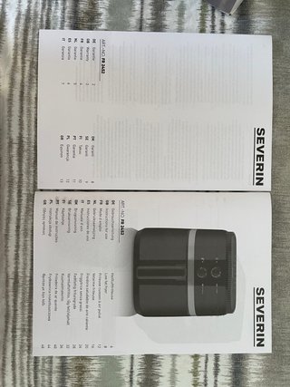 Freidora de aire, Severin. 5L. 1500W. Como nueva.
