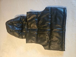 Chaleco Acolchado Negro Stradivarius Talla S