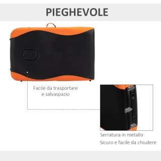Camilla de masaje plegable y de altura ajustable,