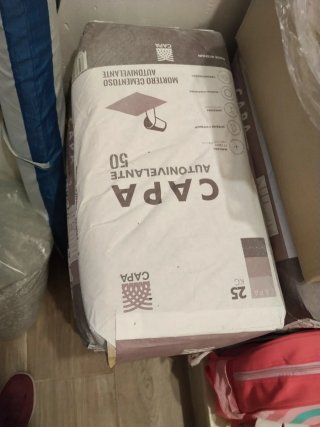 Capa Cemento Autonivelante 25kg