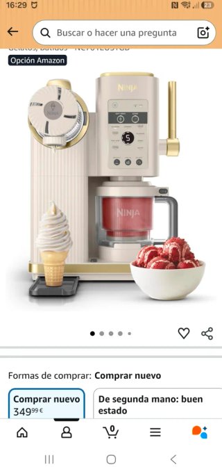 Heladera Ninja Creami Scoop & Swirl