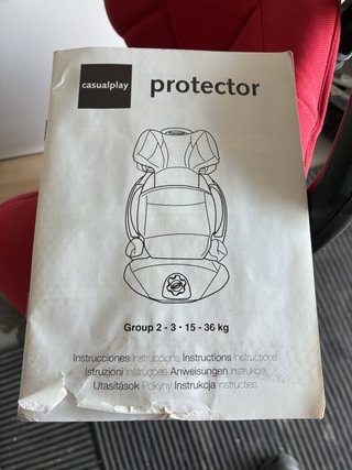 Silla coche Grupo 2-3 Roja
