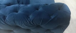 Sofá Chaiselongue Derecho Azul