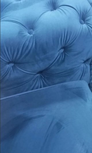 Sofá Chaiselongue Derecho Azul