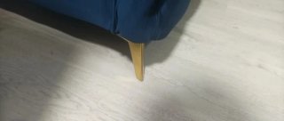 Sofá Chaiselongue Derecho Azul