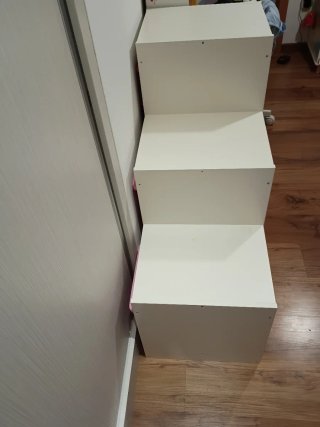 Mueble de Almacenaje Blanco con Bandejas