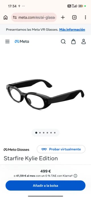 Gafas Inteligentes Meta Starfire Kylie Edition