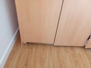 Armario de Madera con 3 Puertas y 3 Cajones