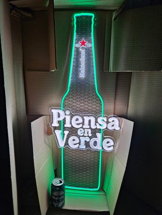 LUMINOSO NEON LED GRANDE CERVEZA HEINEKEN