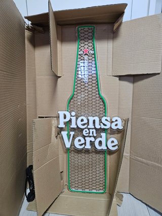 LUMINOSO NEON LED GRANDE CERVEZA HEINEKEN