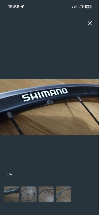 Rueda Delantera de carretera Shimano RS