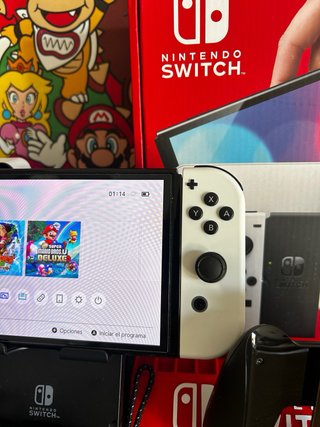 Nintendo Switch OLED COMO NUEVA+ Videojuego gratis