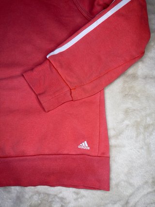 Felpa Adidas Vintage Donna Corallo Taglia S