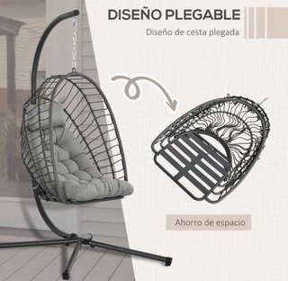 Silla Colgante con Soporte